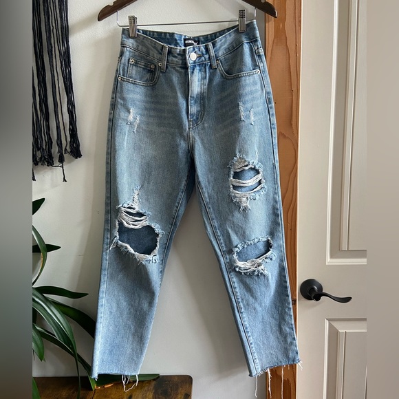 🔸 Momokrom 🔸 straight leg jeans - Picture 2 of 7